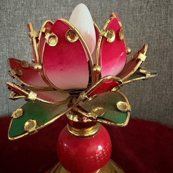 1 Mascot Desktop Decoration Lamps 莲花灯佛供灯 - Picture 7 of 13